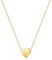 Symretie Goldkette mit Buchstaben L,14K Gold Vergoldet Initiale Halskette,Kleine Kette mit Buchstaben Gold Initial Herz Anhänger Kette für Damen Mädchen