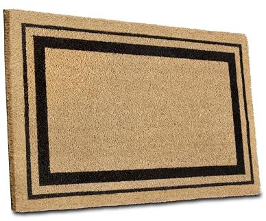 Villeroy & Boch 1856 Paillasson en Coco pour l'intérieur et l'extérieur protégé, antidérapant, Anti-salissures, Naturel, résistant aux intempéries, pour Couloir, terrasse, entrée, 50 x 80 cm
