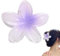 Pinces à cheveux en forme de fleur, forte tenue, grandes pinces à cheveux pour cheveux épais, pinces à cheveux antidérapantes pour femmes, pinces à cheveux à fleurs d'œuf, pinces à cheveux hawaïennes