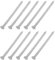 sourcing map 85Pcs Small Hardware Nails, 6D x 2 Carbon Steel Round Head Nail Common Finishing Nail for Household Woodworking Picture Hanging DIY Projects, Silver Grey