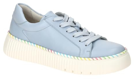 Gabor Damen Low-Top Sneaker, Frauen Halbschuhe,schnürschuhe,schnürer,straßenschuhe,Strassenschuhe,Sportschuhe,Sky (Pastell),39 EU / 6 UK
