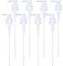 Minnhua 8 Pièces Pompe Savon avec 8 Pailles Découpables, Distributeur Savon Liquide pour 25 mm Flacon Pompe Vide, Distributeur Liquide Vaisselle, Distributeur de Savon Maisons, Hôtels (Laiteux)