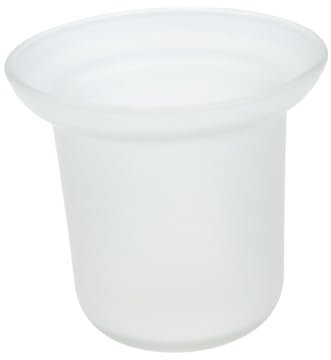 Soporte para Cepillo De Inodoro con Base De Vidrio Esmerilado Escobillero Higiénico para Baño Accesorio De Limpieza para Hogar Y Oficina