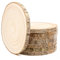 Confezione da 8 grandi fette di legno naturale non finite, 20-23 cm, con corteccia, rotonde in legno, per centrotavola, decorazioni, ornamenti natalizi, matrimoni fai da te
