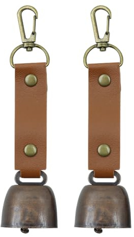 Sarini 2PCS Campana Emergenza Allontanare Orsi Campana Orso Rumorsa Per Escursionismo Campeggio Pesca Arrampicata Bicicletta Montagna Viaggio