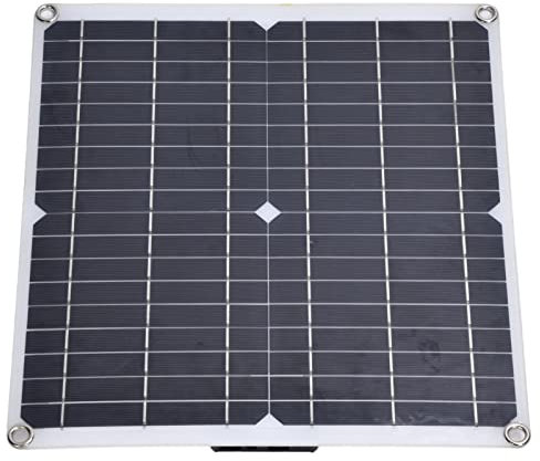 Kit de Panneau Solaire, Panneau Solaire Petits Panneaux Solaires 35W 12V Double Panneau Solaire Flexible en Silicium en Silicium en Silicium pour Camping, Randonnée, Randonnée, Randonnée