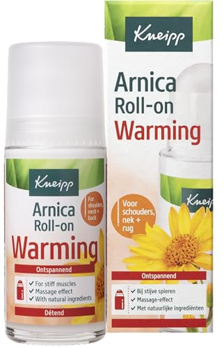 Kneipp Warming Roll-on mit Arnika - Wärmender Effekt - Bei steifen Muskeln - Massageeffekt - 50 ml