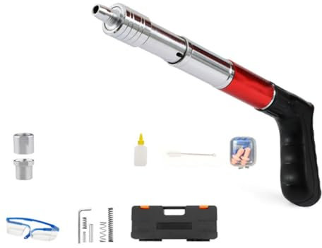 YXINHONGYUE Integrated Small Concrete Nail Gun, Mini DIY Silent Cement Wall Nail Gun One Second Nail Shooting Suitable for Pipeline And Lighting Installation