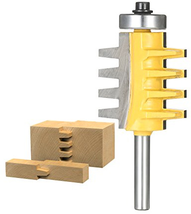 Reversible Finger Glue Joint Router Bit 1 4 Shank Cone Tenon Cutter for Woodworking Wood Milling Power Tool Woodwork Chisel Carpenter Hand Making Lock Joints