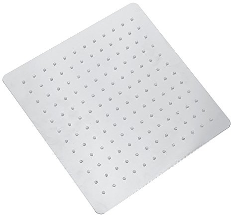 Aumotop Soffione Doccia a Pioggia in Acciaio Inossidabile Ultra Sottile da 30x30 Cm per L'esperienza Spa della Doccia Quadrata del Bagno