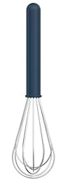 Mepal - Edelstahl-Schneebesen Chef it - Langlebigen Drähte behalten ihre Form - Einfache Reinigung - Spülmaschinengeeignet - Küchenutensilien - 25 cm - Navy