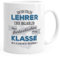 MoonWorks® Kaffee-Tasse Ich bin stolzer Lehrer einer ungeheuer fantastischen Klasse Geschenk Spruch weiß unisize