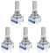 sourcing map 5Stk. 360 Grad Drehgeber Codeschalter Potentiometer EC11 7 Pins 20mm