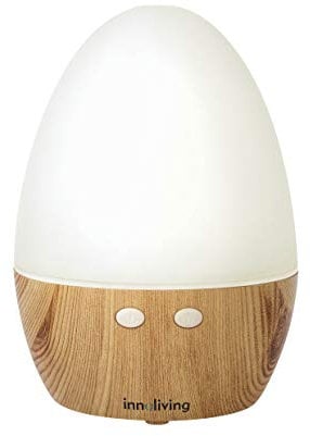 Innoliving Diffusore di Aroma ad Ultrasuoni INN-771 con Capacità 120ml, Raggio d'Azione 10-13m², Modalità Multi Colour, Flusso di Nebulizzazione 15ml/h, Alimentazione USB