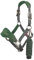 LeMieux Vogue Fleece Headcollar & Rope Hunter Green Halfter, Cob