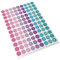 dot on Klebepunkte purple 20 mm | 107 Sticker | perfekt als Ergänzung für alle dot on Kalender | Aufkleber Klebepunkte dots Planen Organisation Motivation Dekoration