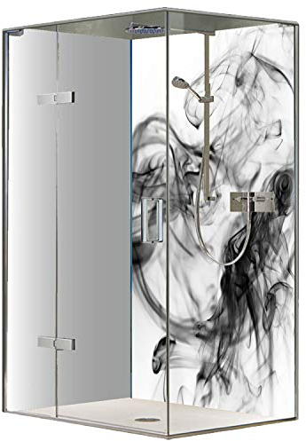 Original FLYERANDPRINT - SHOWER-PLATE, Alu-Dipond, OHNE FUGEN, Fliesenersatz, Duschrückwand, Wunschmaß, Dusche, Bad, Wandverkleidung, Wandverkleidung, DH-17-87 (Einzelplatte, 80 x 200 cm)