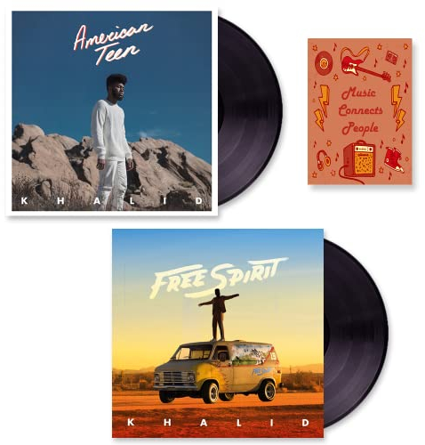 Khalid 'American Teen' And 'Free Spirit' Complete Studio Album Collection + Including Bonus Art Card