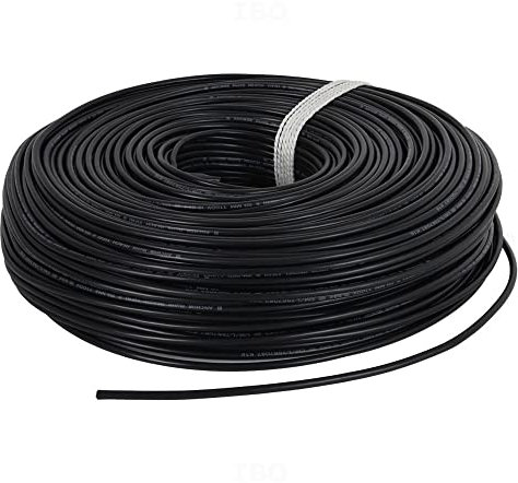 UKCABLE-TIES Black Cable Sleeving 10M PVC Wire Cable Electrical Insulation (4mm)