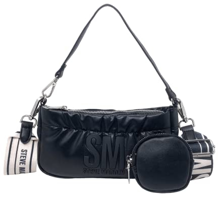 Steve Madden Damen Handtasche Bcarmela, Schwarz, Einheitsgröße