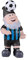 FOCO Official Licensed Club Brugge KV Football Garden Gnome Heading