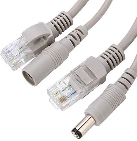 E-Herne-Kabel, 5 M, 15 M, 20 M, RJ45 DC CC V für IP-E-Herne-Kabel, Kameras, NVR-System, Mbit/s, 100 Mbit/s, Kamera, 10 Mbit/s, 100 Mbit/s, Ne Arbeitsca. 5 mit Por. (15M)