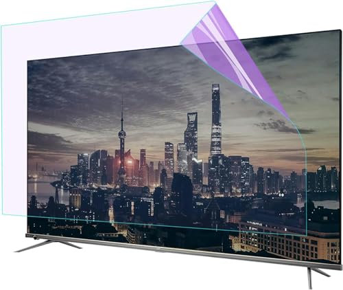 CIADAZ 43-75 Inch Matte Anti Glare TV Screen Protector, Anti Blue Light Eye Protector Screen Filter, Relieve Eye Strain for Sony, Samsung, Hisense, LG Etc / 50in 1095x616mm