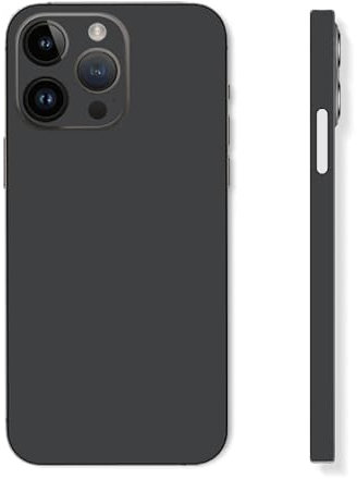 Skin Wrap for iPhone 16/15/14/13 Pro Max, Vinyl Decal Sticker Cover Protective Film for Phone Back, Camera, Frame (Black, 13 Pro Max)