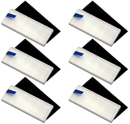 PiLTar Accessori for aspirapolvere, Spazzola Laterale, Filtro HEPA, Scopa.Compatibile con Rowenta Explorer 20 40 50 RG7687/RR7687WH (Color : 6 HEPA)