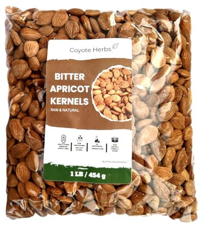 Noccioli di Albicocca Amari Naturali 454g/16 oz: Semi Grezzi & Mandorle