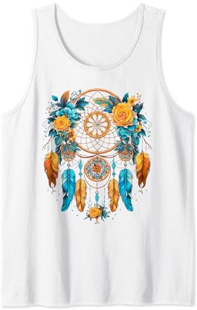 dreamcatcher Traumfänger aus indianischen Federn Tank Top