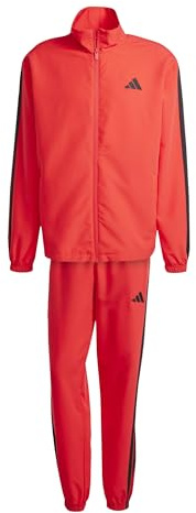 adidas Herren 3 STRIPES WOVEN TRACKSUITS, pure ruby, XL
