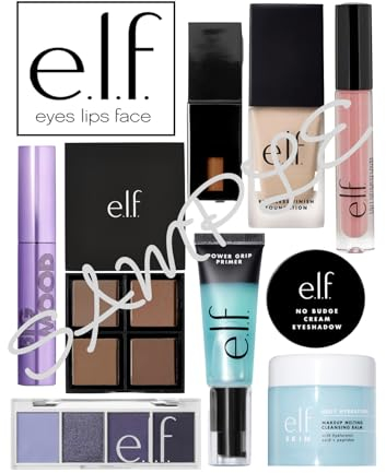 E.L.F (ELF, Eyes, Lips, Face) Makeup Edible Icing Sheet A4 Cake Toppers