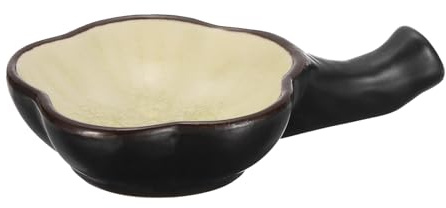 PATIKIL Tinten-Teller für chinesische japanische Kalligraphie Schreibkeramik Tintenhalter Ruhe Tinten-Wasser-Teller für traditionelle Anfänger-Übung Malerei, 1 Stück, Beige