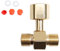Sweetness CO2-Tank-Adapter, Zylinder, Messing, CO2-Zylinder-Tank W21,8-14, Adapter-Konverter, T-Adapter, T-Adapter 1 auf 2 W21,8-14