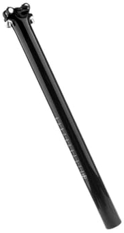 tuwiwol Leichte Carbon Sattelstütze, langlebig, Exquisite Verarbeitung, Glatte Linie, Fahrrad Legierung, Carbon Sattelstütze, Mountainbike Sattelstütze, stabil, Schwarz, 31.6–400 mm