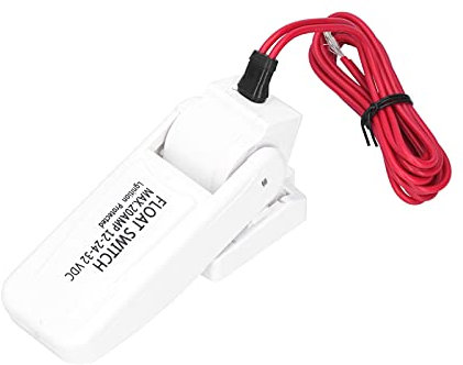 Syrisora Interruptor de Flotador Seguridad Eléctrica Automática Interruptor de Bomba de Achique de Fácil Limpieza para Ingeniería Electrónica DC32V/24V/12V