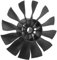 equlup 50mm/2.0in RC Ducted Fan, 12 Blade Propeller, Compatible with RC Aircraft