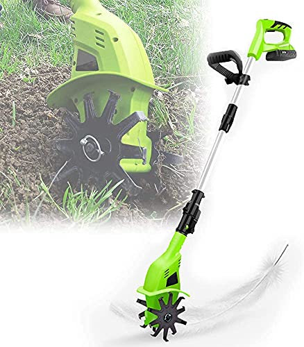 Motoculteur, Motoculteur sans Fil, Motoculteur Électrique 4000 Mah, Motoculteur 97-127 Cm, Poignée Réglable, Houe, Fraiseuse De Sol, Outils Portables pour Le Jardin Et Les Légumes