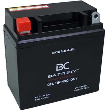 BATTERIA BC BATTERY YB9-B SIGILLATA GEL MOTO SCOOTER PRONTA ALL'USO
