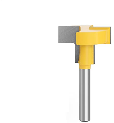 1PC 6mm 6,35mm vástago T-Slot fresado borde recto ranurado cuchillo cortador brocas fresado mango de corte for trabajo de madera(6mm Shank)