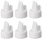 6 PCS Replacement Duckbill Valves Compatible with Medela Symphony Breast Pump, Silicone Pump Parts Accessories, BPA Free, White