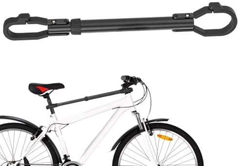Barres d'adaptateur de vélo, barres de porte-vélos | Rack de toit en en en réglable pour le transport,Extenseur de guidon de moto, barre de remorquage du tube supérieur, barres d'équilibre renforce le