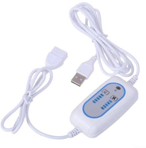 Für USB-Strom-Verlängerungskabel mit Zeitschaltuhr für flexiblen Einsatz mit Ventilatoren und Beleuchtungslösungen, inklusive Geschwindigkeitseinstellungsoptionen