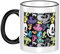 YINGD Mickey Minnie 1 Tazza Anime Resistente al Calore Resistente al Freddo Grande Capacità 330ml Tazza da Caffè Ceramica Ceramica Colazione Tazza Leggero Regalo di Compleanno Nero bo78