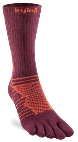 Injinji Performance Socken, Ultra Run Crew Laufsocken, blau