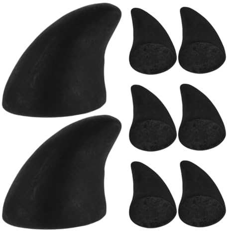 DEARMAMY Fursuit Pfotenhandschuhe Zubehör Mit Realistischen Nägeln Für Halloween Cosplay Tierkostüm Diy Basteln 2.5X2.5X2.3 Cm
