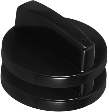 Kisangel 2PCS Replacement Timing Top Knobs for Electric Pressure Cookers Gas Stoves Ovens and Bbq Grills Heat-resistant Control Switch Knobs for Cooktop and Air Fryer for Kitchen Repairs