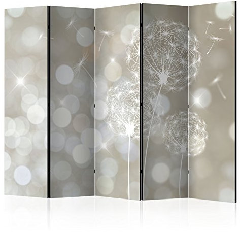 RAUMTEILER/PARAVENT B&D XXL - Pusteblume Abstrakt, 225x172 cm, 5-teilig