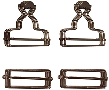 Trimming Shop 35mm Metal Dungaree Buckles with Sliders – Clip Fasteners for Overalls, Suspenders, Handbags, Jackets, Children’s Wear, Pinafore Dresses, Sewing and Craft Projects Gunmetal, 2pcs